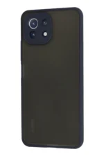 Uray store Xiaomi Mİ 11 Lite Kılıf Montreal Silikon Kapak - Lacivert - Görsel 3