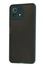 Uray store Xiaomi Mİ 11 Lite Kılıf Montreal Silikon Kapak - Yeşil - Görsel 3