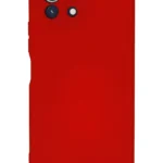 Uray store Xiaomi Mİ 11 Lite Kılıf Nano içi Kadife Silikon - Kırmızı