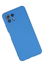 Uray store Xiaomi Mİ 11 Lite Kılıf Nano içi Kadife Silikon - Mavi - Görsel 2