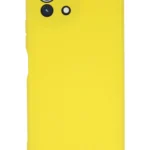 Uray store Xiaomi Mİ 11 Lite Kılıf Nano içi Kadife Silikon - Sarı