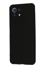 Uray store Xiaomi Mİ 11 Lite Kılıf Nano içi Kadife Silikon - Siyah - Görsel 3