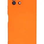 Uray store Xiaomi Mİ 11 Lite Kılıf Nano içi Kadife Silikon - Turuncu