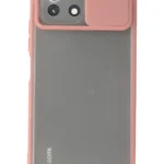 Uray store Xiaomi Mİ 11 Lite Kılıf Palm Buzlu Kamera Sürgülü Silikon - Pembe