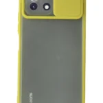 Uray store Xiaomi Mİ 11 Lite Kılıf Palm Buzlu Kamera Sürgülü Silikon - Sarı