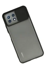 Uray store Xiaomi Mİ 11 Lite Kılıf Palm Buzlu Kamera Sürgülü Silikon - Siyah - Görsel 3