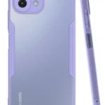 Uray store Xiaomi Mİ 11 Lite Kılıf Platin Silikon - Lila
