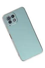 Uray store Xiaomi Mİ 11 Lite Kılıf Volet Silikon - Açık Yeşil - Görsel 3