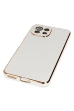 Uray store Xiaomi Mİ 11 Lite Kılıf Volet Silikon - Beyaz - Görsel 4