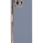 Uray store Xiaomi Mİ 11 Lite Kılıf Volet Silikon - Mavi