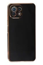 Uray store Xiaomi Mİ 11 Lite Kılıf Volet Silikon - Siyah - Görsel 2