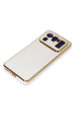 Uray store Xiaomi Mi 11 Ultra Kılıf Volet Silikon - Beyaz - Görsel 3