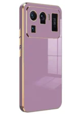 Uray store Xiaomi Mi 11 Ultra Kılıf Volet Silikon - Mor