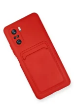Uray store Xiaomi Mi 11i Kılıf Kelvin Kartvizitli Silikon - Kırmızı - Görsel 2