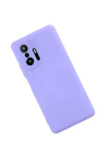 Uray store Xiaomi Mi 11T Pro Kılıf Nano içi Kadife Silikon - Lila - Görsel 2