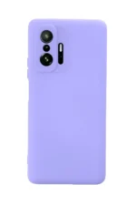 Uray store Xiaomi Mi 11T Pro Kılıf Nano içi Kadife Silikon - Lila