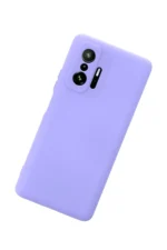 Uray store Xiaomi Mi 11T Pro Kılıf Nano içi Kadife Silikon - Lila - Görsel 3