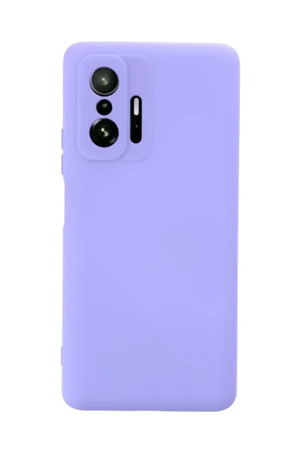 Uray store Xiaomi Mi 11T Pro Kılıf Nano içi Kadife Silikon - Lila