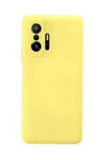 Uray store Xiaomi Mi 11T Pro Kılıf Nano içi Kadife Silikon - Sarı