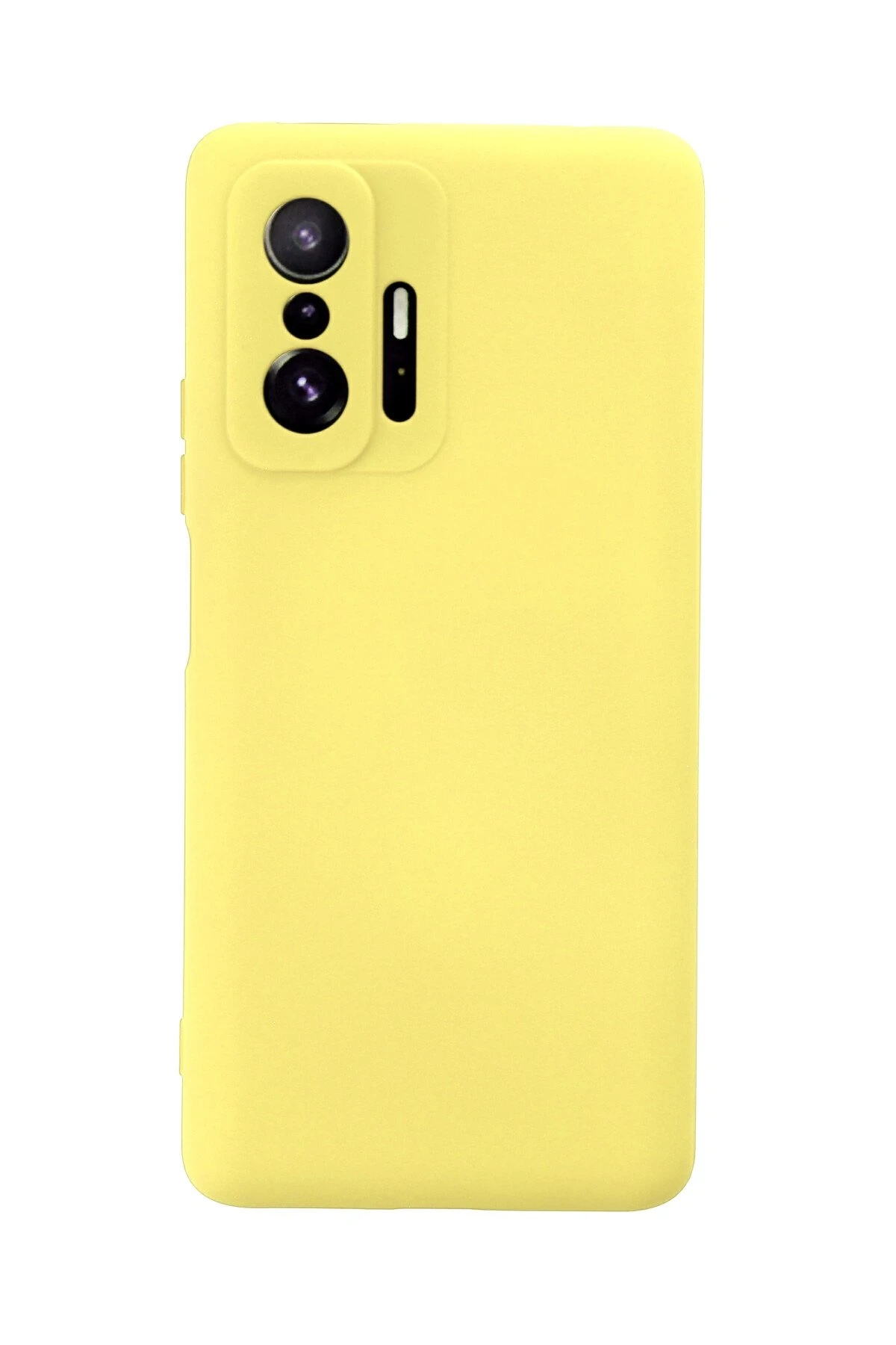 newface-xiaomi-mi-11t-pro-kilif-nano-ici-kadife-silikon-sari-default Uray store Xiaomi Mi 11T Pro Kılıf Nano içi Kadife Silikon - Sarı - Görsel 1
