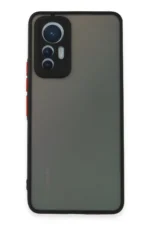 Uray store Xiaomi Mi 12 Lite Kılıf Montreal Silikon Kapak - Siyah