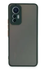 Uray store Xiaomi Mi 12 Lite Kılıf Montreal Silikon Kapak - Yeşil
