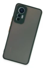 Uray store Xiaomi Mi 12 Lite Kılıf Montreal Silikon Kapak - Yeşil - Görsel 3