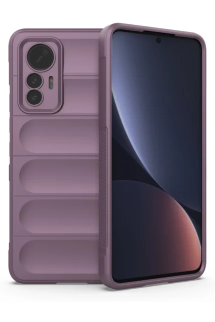 Uray store Xiaomi Mi 12 Lite Kılıf Optimum Silikon - Mor