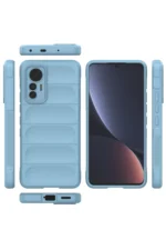 Uray store Xiaomi Mi 12 Lite Kılıf Optimum Silikon - Sky Blue - Görsel 3