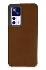 Uray store Xiaomi Mi 12T Kılıf Loop Deri Silikon - Kahverengi