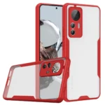 Uray store Xiaomi Mi 12T Kılıf Platin Silikon - Kırmızı