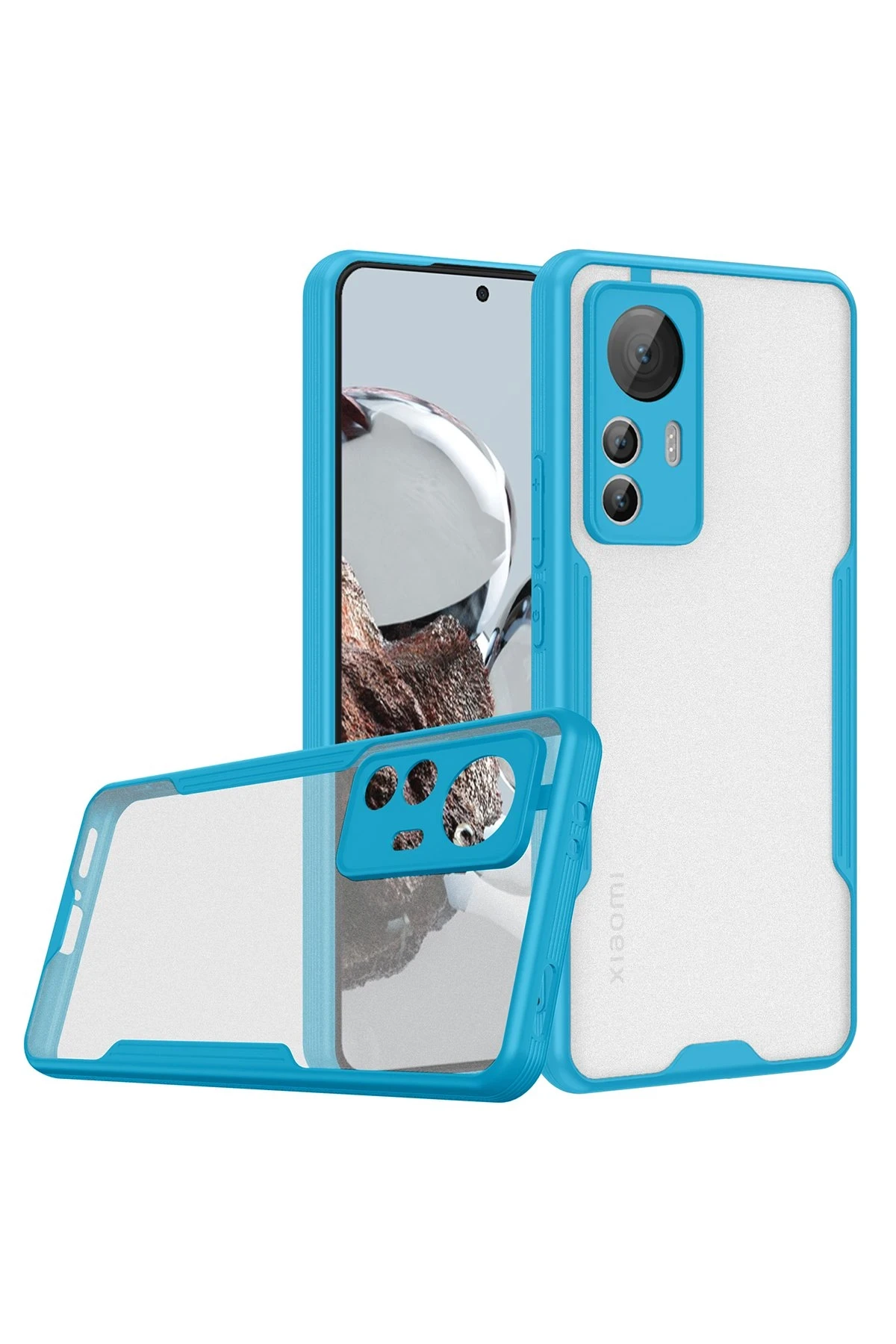 newface-xiaomi-mi-12t-kilif-platin-silikon-mavi-default Uray store Xiaomi Mi 12T Kılıf Platin Silikon - Mavi - Görsel 1