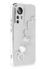 Uray store Xiaomi Mi 12T Pro Kılıf Esila Silikon - Beyaz - Görsel 2