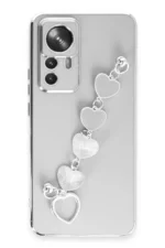 Uray store Xiaomi Mi 12T Pro Kılıf Esila Silikon - Beyaz