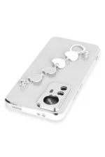 Uray store Xiaomi Mi 12T Pro Kılıf Esila Silikon - Beyaz - Görsel 3