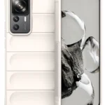 Uray store Xiaomi Mi 12T Pro Kılıf Optimum Silikon - Krem
