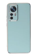 Uray store Xiaomi Mi 12T Pro Kılıf Volet Silikon - Açık Yeşil - Görsel 2