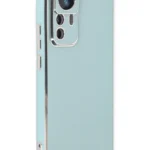 Uray store Xiaomi Mi 12T Pro Kılıf Volet Silikon - Açık Yeşil