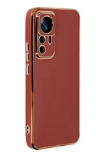 Uray store Xiaomi Mi 12T Pro Kılıf Volet Silikon - Kırmızı