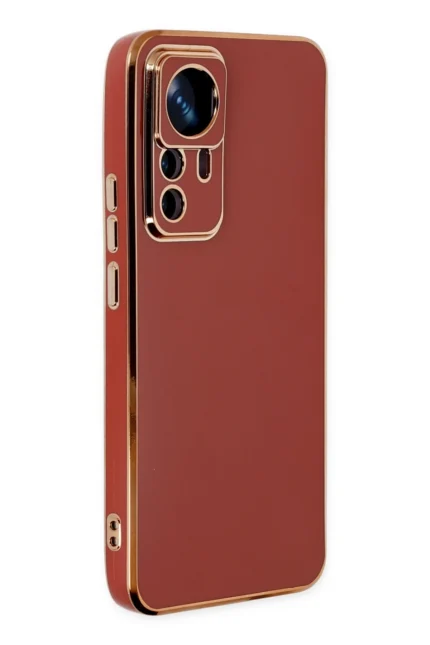 Uray store Xiaomi Mi 12T Pro Kılıf Volet Silikon - Kırmızı
