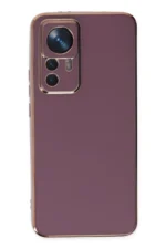 Uray store Xiaomi Mi 12T Pro Kılıf Volet Silikon - Mor - Görsel 2
