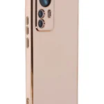 Uray store Xiaomi Mi 12T Pro Kılıf Volet Silikon - Pembe