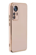 Uray store Xiaomi Mi 12T Pro Kılıf Volet Silikon - Pembe