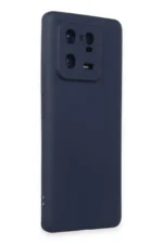 Uray store Xiaomi Mi 13 Pro Kılıf Nano içi Kadife Silikon - Lacivert - Görsel 2