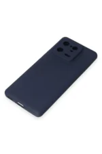 Uray store Xiaomi Mi 13 Pro Kılıf Nano içi Kadife Silikon - Lacivert - Görsel 4