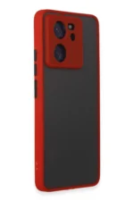 Uray store Xiaomi Mi 13T Pro Kılıf Montreal Silikon Kapak - Kırmızı - Görsel 2