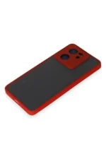 Uray store Xiaomi Mi 13T Pro Kılıf Montreal Silikon Kapak - Kırmızı - Görsel 4