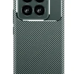 Uray store Xiaomi Mi 14T Pro Kılıf Auto Focus Karbon Kapak - Koyu Yeşil