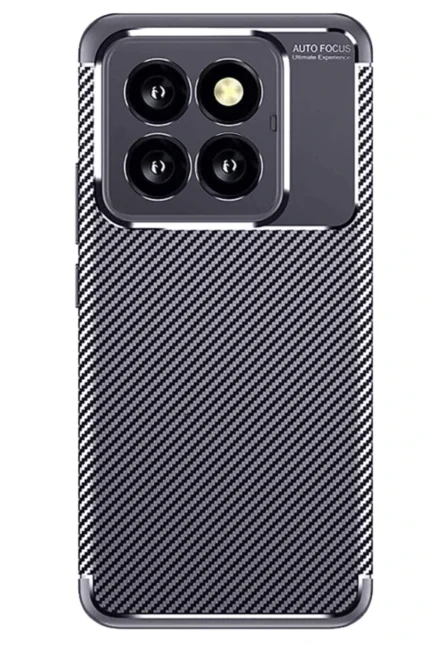 Uray store Xiaomi Mi 14T Pro Kılıf Auto Focus Karbon Kapak - Lacivert