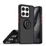 Uray store Xiaomi Mi 14T Pro Kılıf Montreal Yüzüklü Silikon Kapak - Siyah